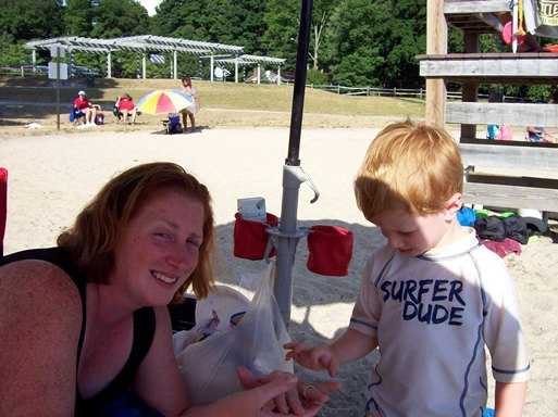 Anne & her son Elijah